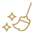 Graphic icon representing clean, efficient work.