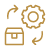 Facility maintenance gear life icon KSA