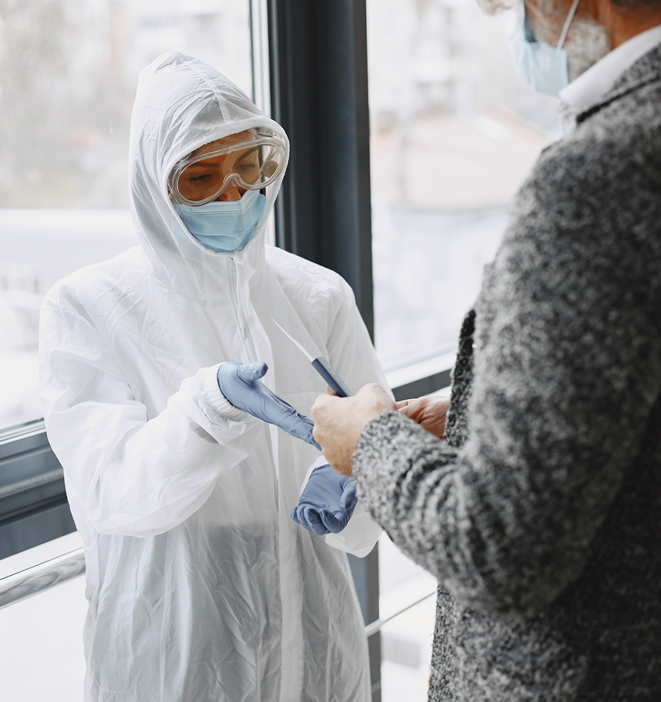 Deep Cleaning staff in protective gear KSA