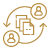 Icon for team performance and boosting employee morale.