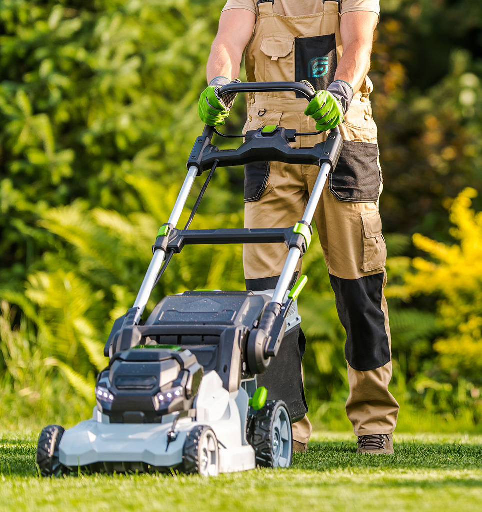 Gardener services Saudi Arabia mowing lawn
